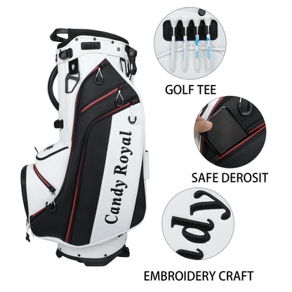 Wosofe New On-line Golf Stand Bag Unisex Style Large Capacity Suitable for Adults