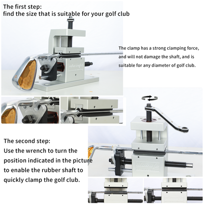 NB-1 Golf Club Diassemsbly Tool Golf Club Shaft Remover Golf Club Head Shaft Separator Repair Tool Workshop Equipment CNC Techno