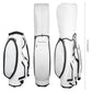 White Portable Golf Cart Bag Nylon Waterproof Lasting Durability