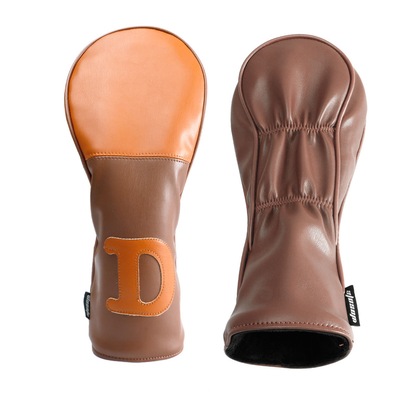 Premium Brown Golf Wood Headcover