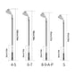 X-099 High Quality Golf Iron Set (4 5 6 7 8 9 P A S)