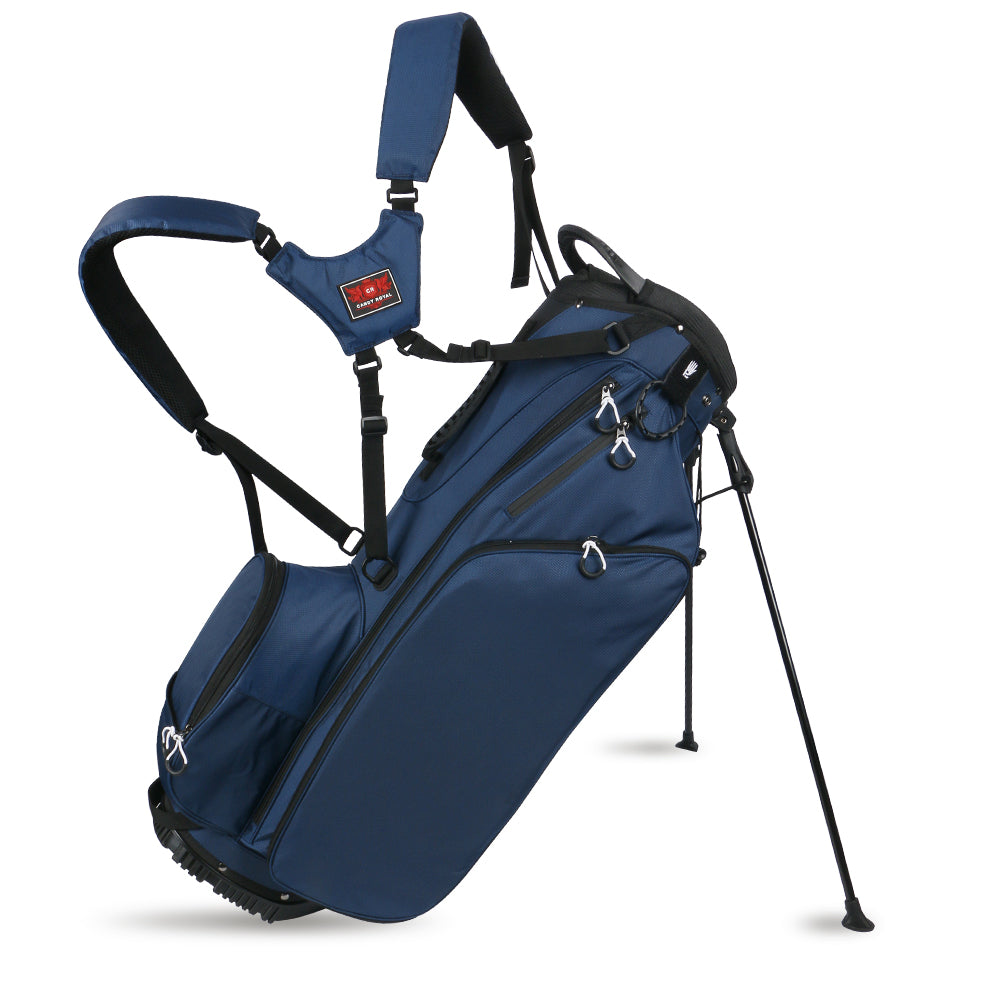 Simple Portable 4 Colors Waterproof Double Strap Black Nylon Golf Stand Bag