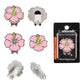 Golf Ball Markers and Novelty Hat Clip Set Flower Glove Hat Shape Clip