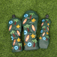 Golf Wood headcover Green 4PCS/Set Coconut Tree Embroidery Pattern