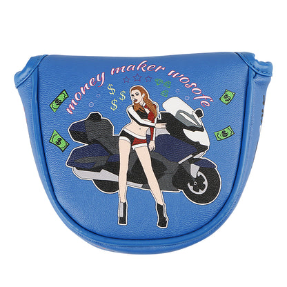 Biker Girl Mallet Putter Cover