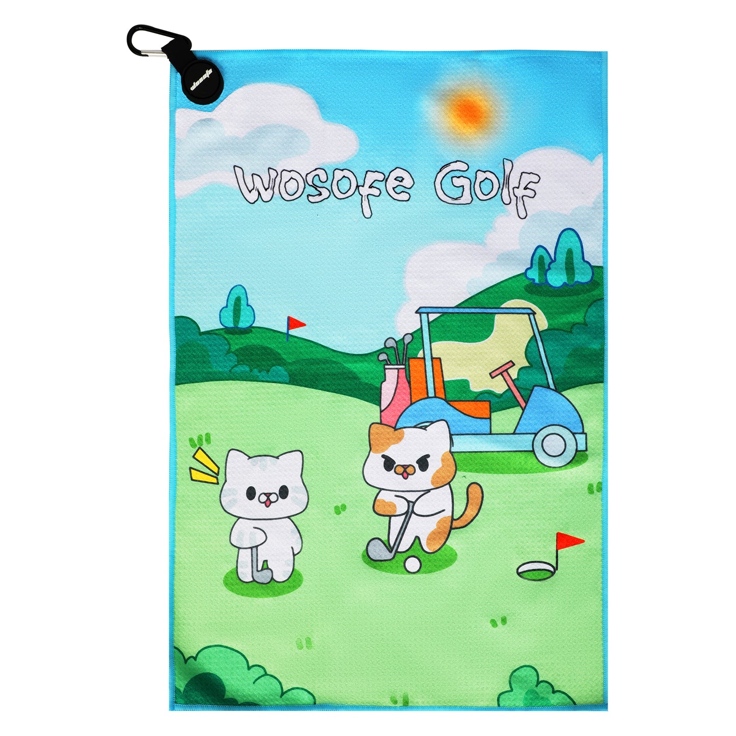 Fun Cartoon Pattern Golf Towel