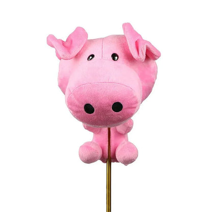 Sweet Pink Pig Plush Golf Cover Perfect for Girl Golfers