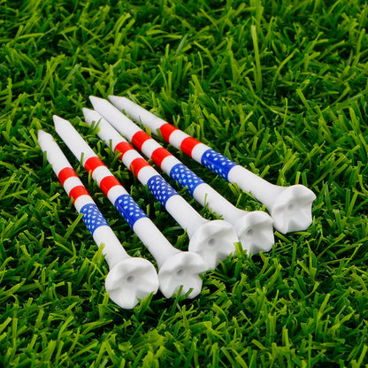 Golf Tees 100pcs/lot Stars And Stripes 3-1/4" 83mm Pride Performance