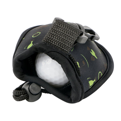 New Golf Waist Pack Small Ball Bag Organiser Portable Holds 2 Balls