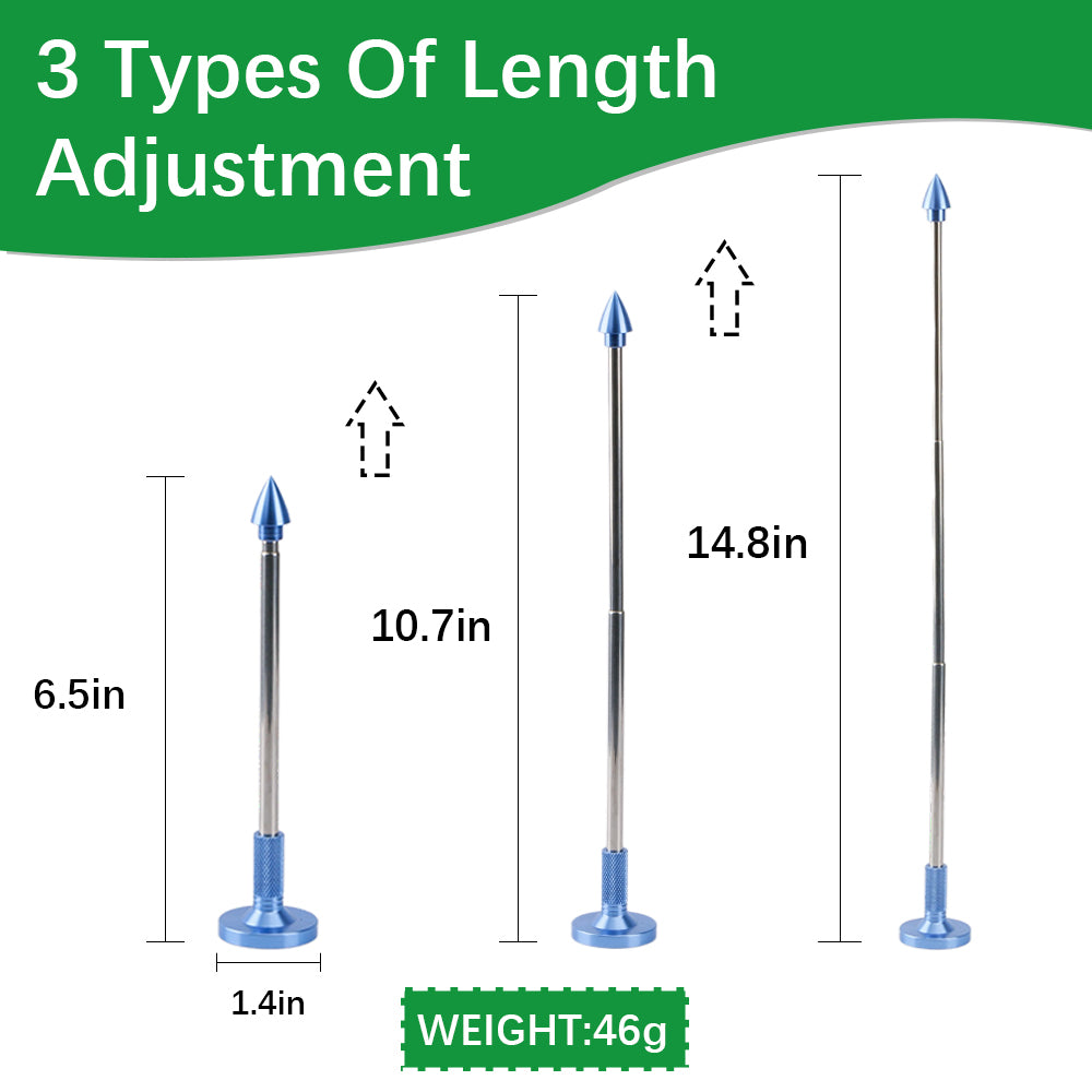 Golf Swing Training Aid 3 Section Retractable Golf Alignment Rods Golf Alignment Rods Golf Club Lie Angle Tool Aluminous