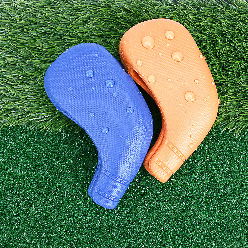 Golf Club discount Set Head Cover Tpe Soft Rubber Material Universal Iron Set Sand Rod Set Club Protection Cap Set New