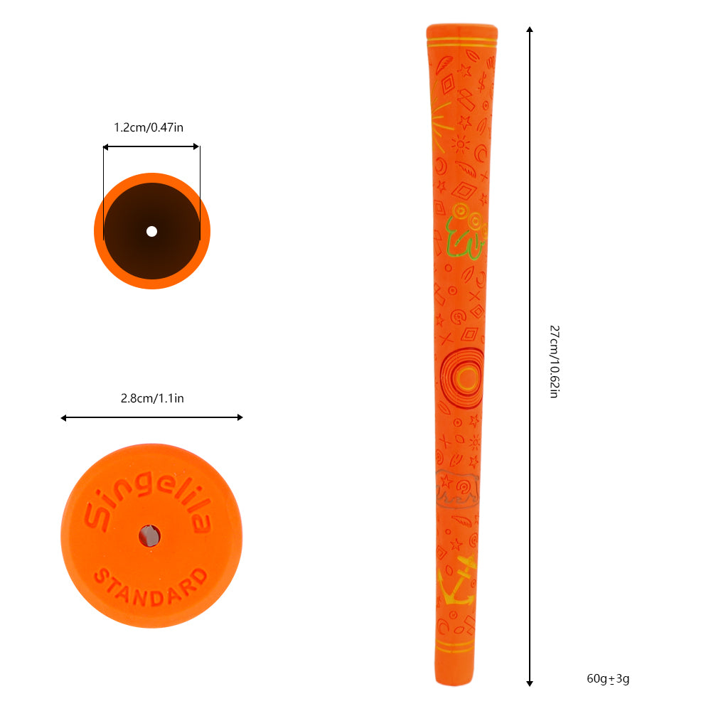 Golf Iron Grip Juice Orange Rubber Material Simple And Lightweight Wholesale Price