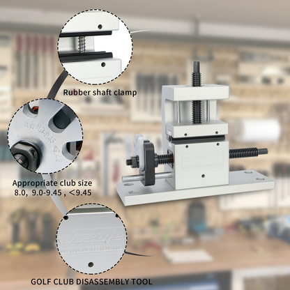 NB-1 Golf Club Diassemsbly Tool Golf Club Shaft Remover Golf Club Head Shaft Separator Repair Tool Workshop Equipment CNC Techno