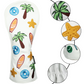 Golf Wood headcover White 4PCS/Set Coconut Tree Embroidery Pattern