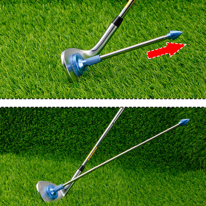 Golf Swing Training Aid 3 Section Retractable Golf Alignment Rods Golf Alignment Rods Golf Club Lie Angle Tool Aluminous