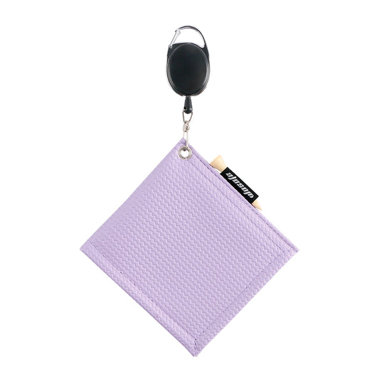 M09 Purple Golf Club Wipes Easy Pull Closure High Grade PU Leather