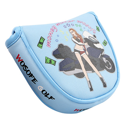 Biker Girl Mallet Putter Cover