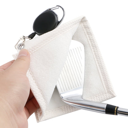 M07 White Golf Club Wipes Easy Pull Closure High Grade PU Leather