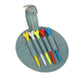 Golf Ball Spike Holder Cute Round Shape Sky Blue Lightweight And Fashionable Includes 7PCS Tees