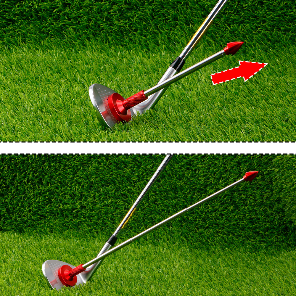 Golf Swing Training Aid 3 Section Retractable Golf Alignment Rods Golf Alignment Rods Golf Club Lie Angle Tool Aluminous