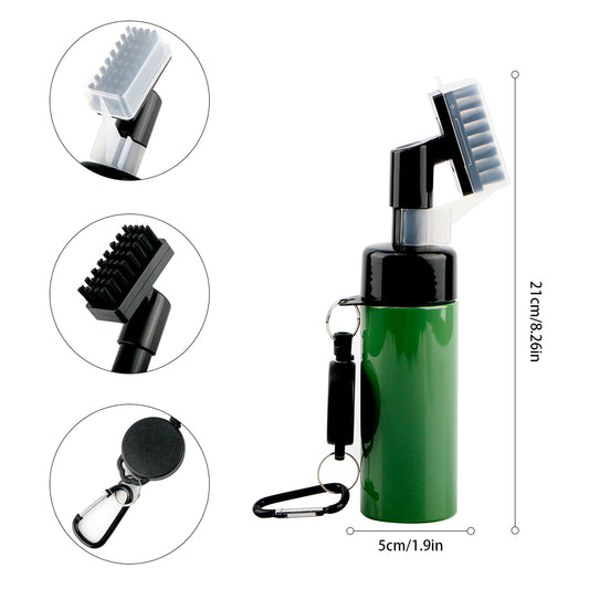 Golf Club Cleaner Brush Leak-Proof Water Spray Bottle for 5 Ounces Of Water Club Head Groove Cleaning Tool