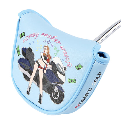 Biker Girl Mallet Putter Cover