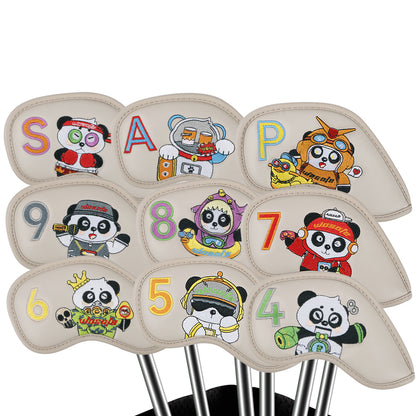 Panda Playful Iron Cover Set