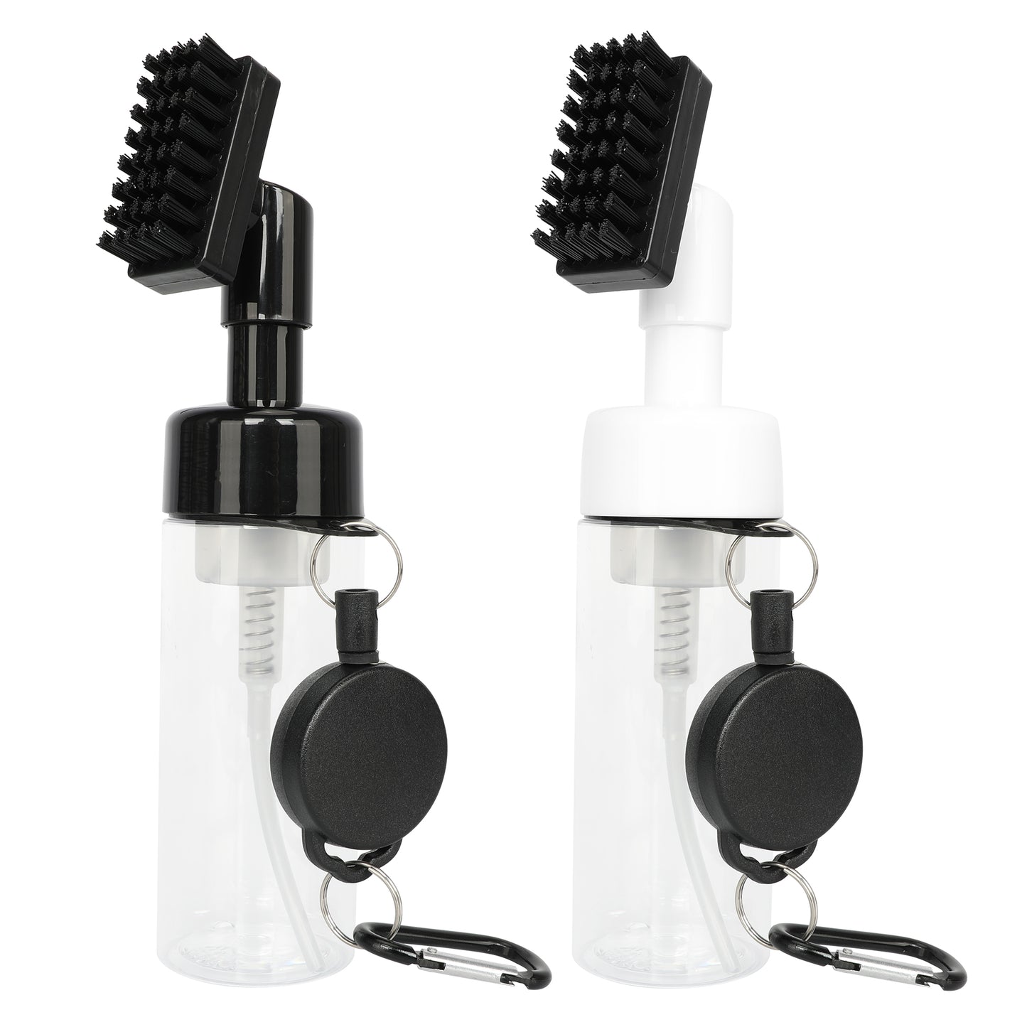 Golf Club Cleaner Brush Black Push-On Sprayer Brush Recess Tool