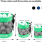 ゴルフボール収納バッグ ナイロンメッシュ フック付き スライド式引き紐 コードロック開閉 ゴルフボールバッグ トレーニングアクセサリー 3サイズ 3色からお選びいただけます