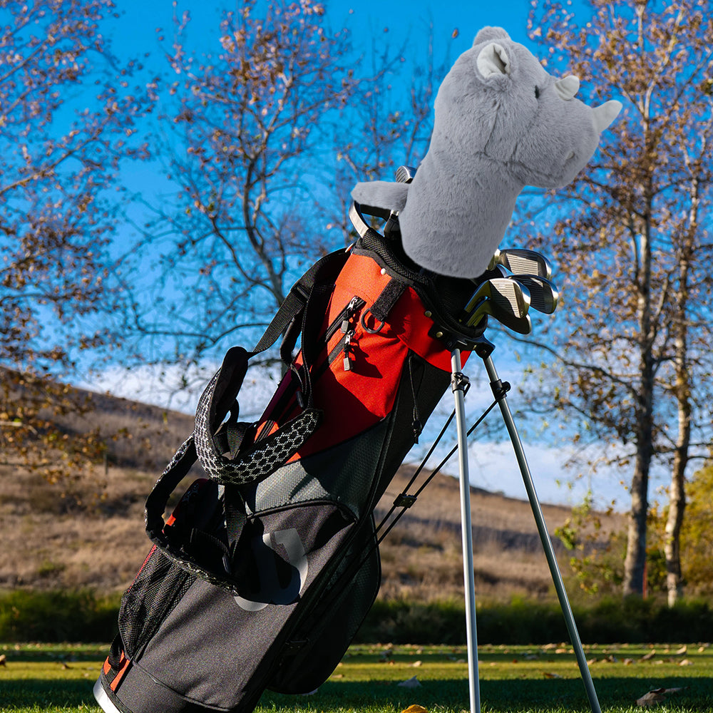 Golf Driver Headcovers Cute Rhinocerosplush Golf Head Cover