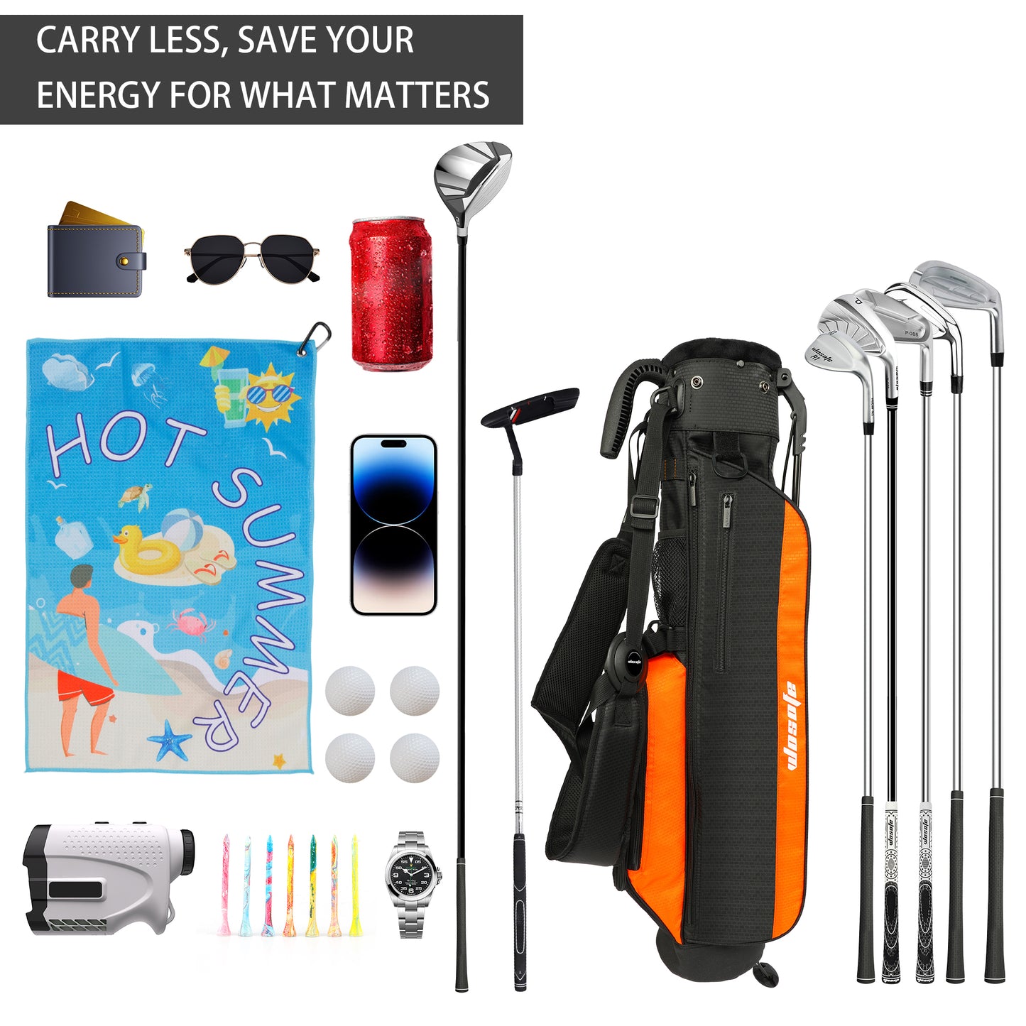 New Hot Small 5 Colors Available Durable Lightweight Outdoor Golf Stand Bag