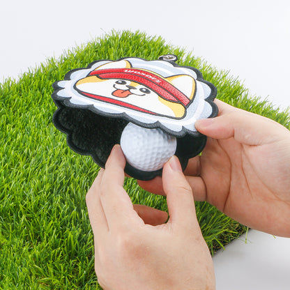 M06 New Golf Towel Cartoon Pattern Club Wiper Towel Golf Accessories