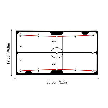 Golf Putter Training Mirror 12 Inch Transparent