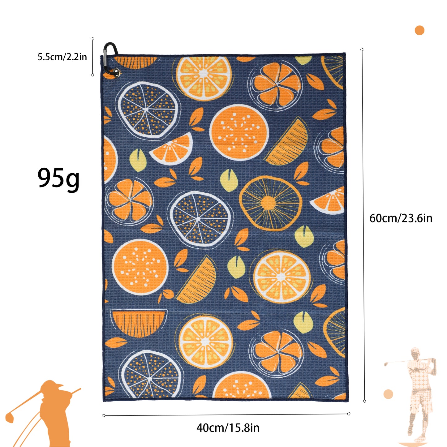 M12 High Quality Low Price Golf Towel Fun Printed Soft Waffle