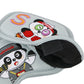 Golf Irons Cover Club Cap Cover Panda Pattern Design High-grade PU Club Head Protection Cover Cross-border Hot Sale