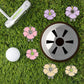 Golf Ball Markers and Novelty Hat Clip Set Flower Glove Hat Shape Clip