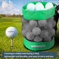 Golf Balls Storage Bag Nylon Mesh With Hook Sliding Drawstring Cord Lock Closure Golf Ball Bags Training Accessories 3 Size 3 Color For Choice