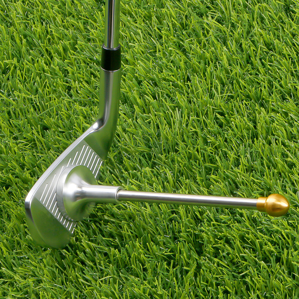 Golf Alignment Rods Golf Club Lie Angle Tool Aluminous Golf Swing Training Aid 2 Section Retractable Golf Alignment Rods