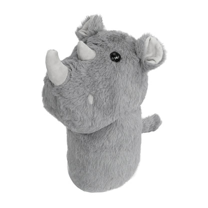 Quirky Gray Rhino Driver Headcover for Golf Enthusiasts