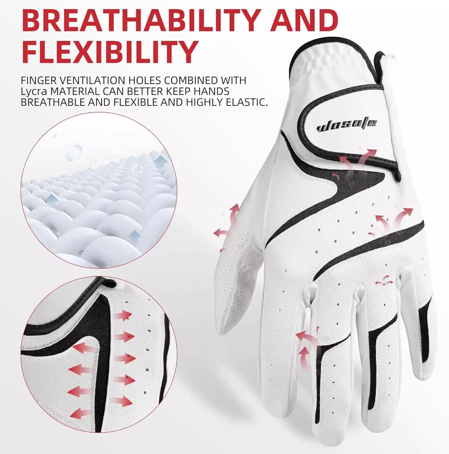 Golf Gloves For Men Non-Slip Namblica Gloves Are Comfortable And Breathable