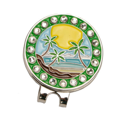 Golf ball Marker with Magnetic Cap Clip | Fun Golf Accessories Choice of 6 styles