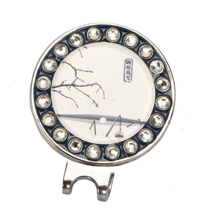 Golf ball Marker with Magnetic Cap Clip | Fun Golf Accessories Choice of 6 styles