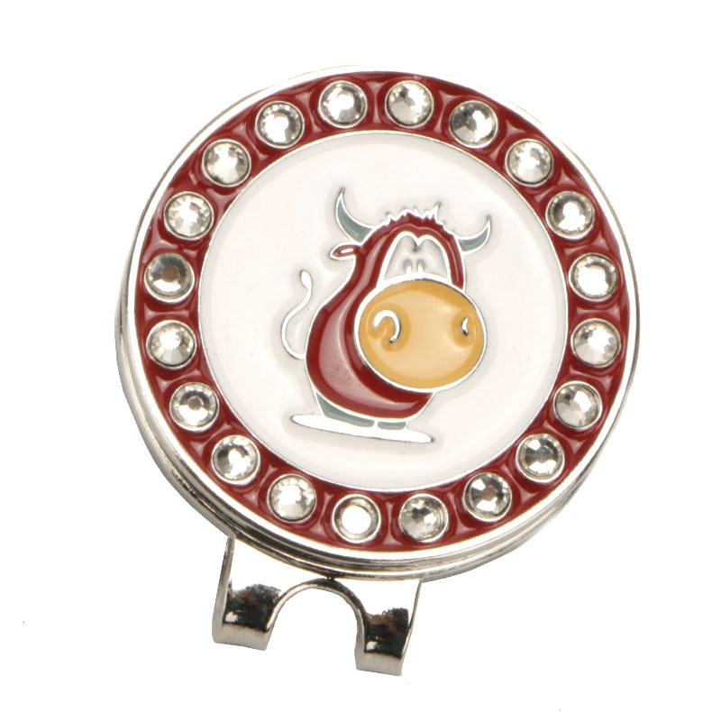 Golf ball Marker with Magnetic Cap Clip | Fun Golf Accessories Choice of 6 styles