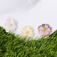 Golf Ball Markers And Novelty Hat Clip Set Flower Glove Hat Shape Clip