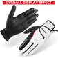 Men’s Golf Glove Left Hand Premium Leather Excellent Grip Super Soft Breathable Durable Fit All Weather With Golf Tee And Divot Repair Tool