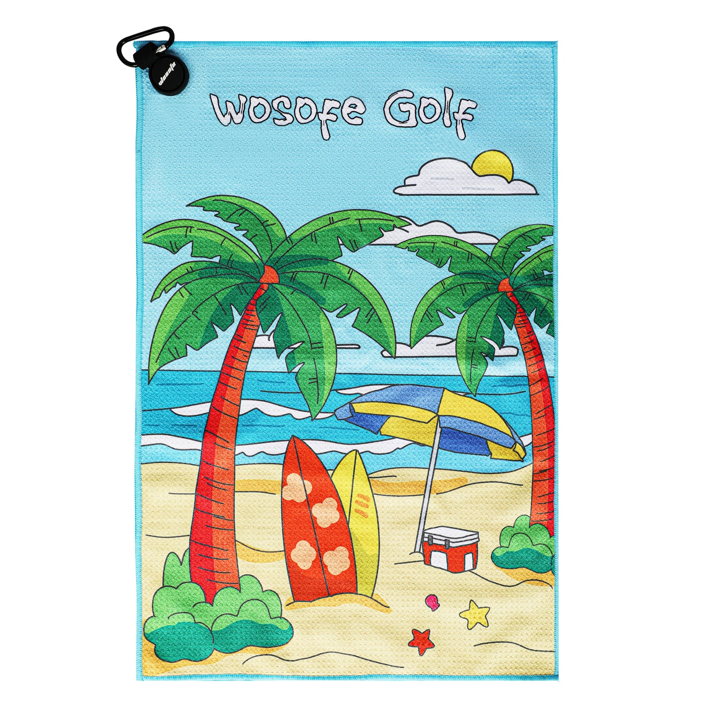 Fun Cartoon Pattern Golf Towel