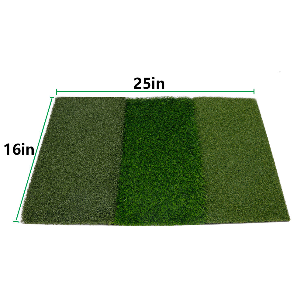 Golf Mat 3in1 Foldable - Practice Turf Backyard or Indoor Chipping Hitting  Mat