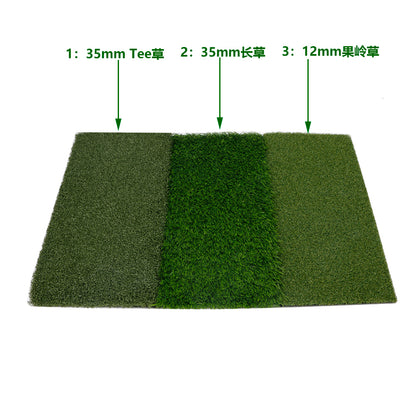 Golf Mat 3in1 Foldable - Practice Turf Backyard Or Indoor Chipping Hitting Mat