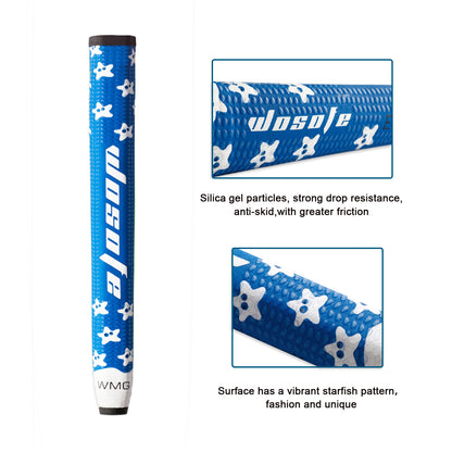 Golf Putter Grip Small Midsize 55g 3.0  2.0 Lightweight Non-Slip Silica Gel Particle Eva Rubber Starfish Pattern