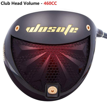 wosofe Golf Driver Club Head for Mens 460CC Right Hand Titanium Alloy Rebound Coefficient 0.87 Cup-Face